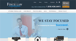 Desktop Screenshot of brentfinchlaw.com